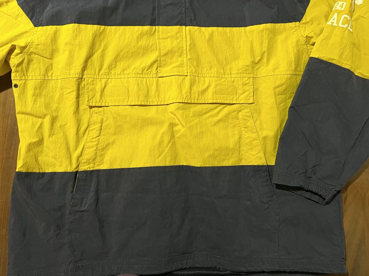 Palace Gap Windbreaker in Navy (& Yellow) SS24 Men's Size Palace Gap Windbreaker in Navy (& Yellow) SS24 Men's Size