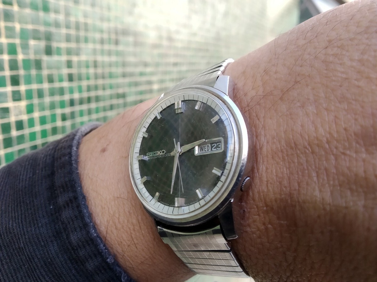 SEIKO SPORTSMATIC WEEKDATER 6619 8010 STELUX STRAP ALL ORIGINAL