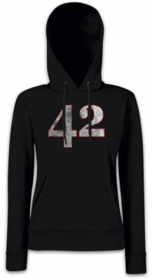 42 Damen Hoodie Kapuzenpullover The Hitchhiker's Fun Guide to the Answer Galaxy