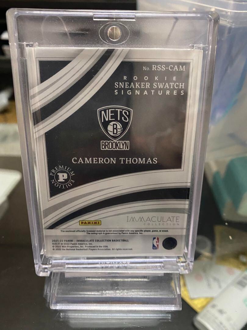 Immaculate Cameron Thomas RCスニーカーパッチサイン Immaculate Cameron Thomas Rc Sneaker Patch Sign | eBay