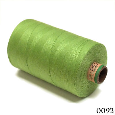 Amann 100% Polyester Core-Spun Sewing Thread  Sabac 80 1000M Color 92 Lime Green