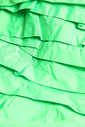 PINKO Vestito Plissettato D 34 Green Nuovo - Foto 4 di 5