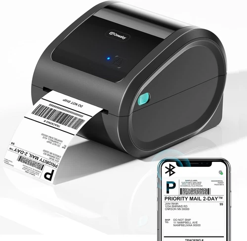 Bluetooth Thermal Label Printer 4x6 - D520BT Thermal Shipping Label Printer
