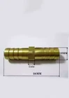 3PCS Hose Fuel Line Joiner 10mm 3/8'' Brass Pipe Repair Fitting Water Gas Tubing