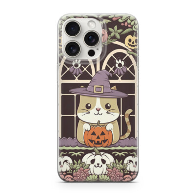 GHOST HALLOWEEN Handy Hülle Samsung S22 PLUS Katze Cat Ghost M6