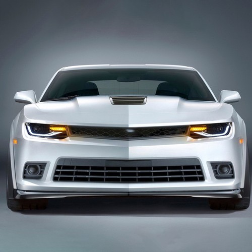 Customized LED Headlights with DRL Sequential Turn Signal for 2014 2015 Camaro - Picture 2 of 12