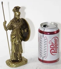 Athena Greek Goddess of Wisdom Cold Cast Bronzed Resin Sculpture Figure Decor