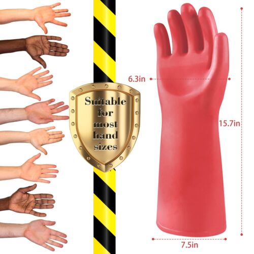 ROTOSAFETY Electrical Insulating Gloves Work Safety Waterproof High Voltage 35KV - Bild 4 von 17