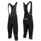 D2D Men's Peloton 3/4 Cycling Bib Tights / Bib Knickers with 4D Pad