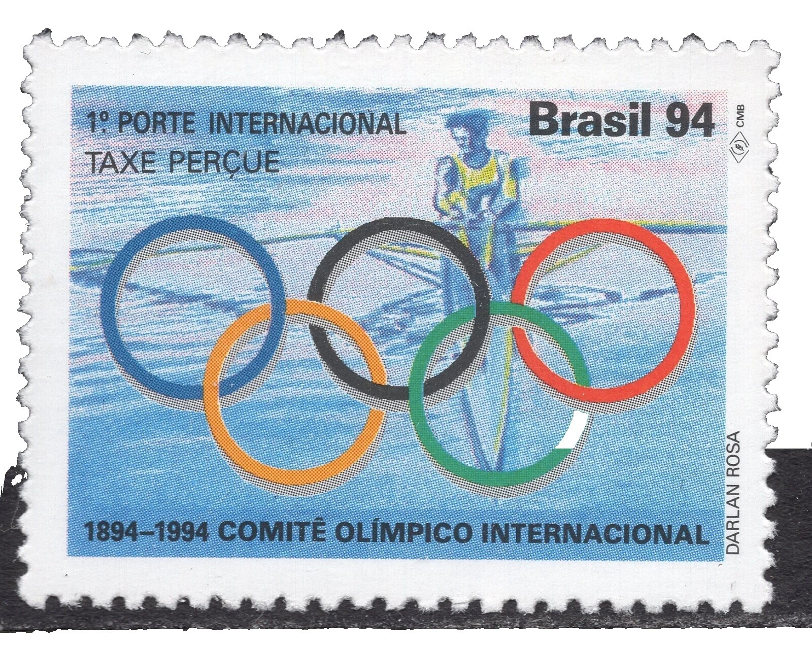 Juegos Olímpicos de primer día de emisión sellos de Brasil