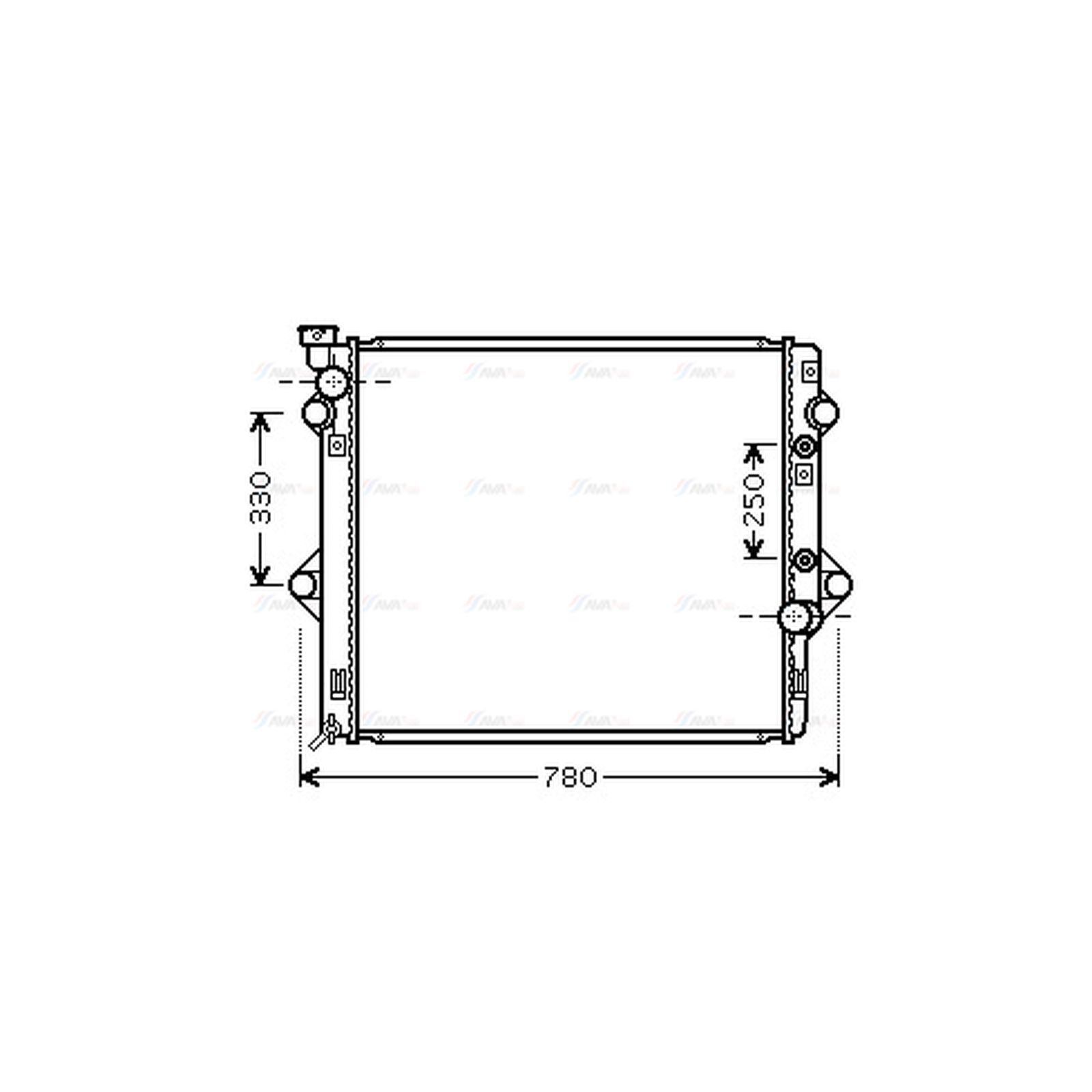 Radiator TOA2478 AVA 1640030142 1640030140 1640030141 1640030150