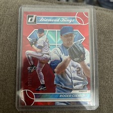 2023 Donruss Baseball Roger Clemens Red Holo Diamond Kings /2023 Blue Jays