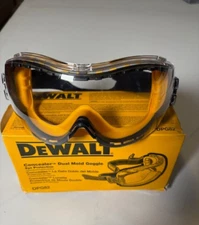Dewalt DPG82-11 Concealer Clear Anti-Fog Dual Mold Safety Goggle