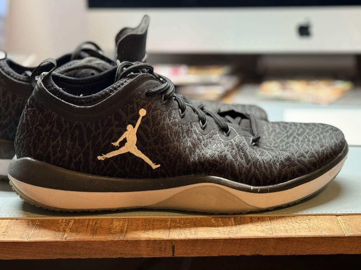 Men's Jordan Sneakers Size 12 Black Elephant Print | eBay