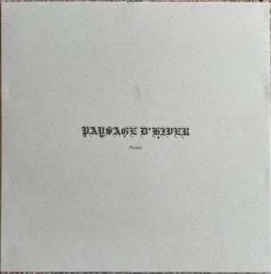 PAYSAGE D'HIVER    Geister, DLP [special edition] lunar aurora darkspace emperor