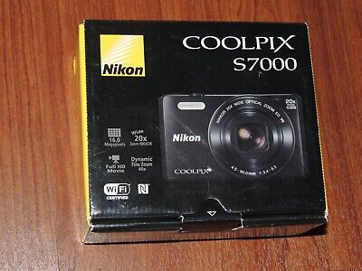 Nikon Coolpix S7000 Digital Camera - Black for sale online | eBay