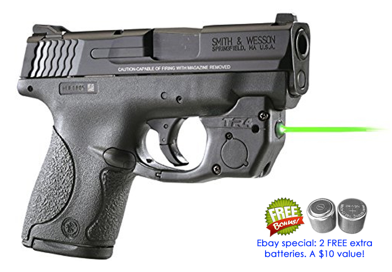 ArmaLaser TR4GS TR4-G Green Laser: S&W Shield Gen 1 M2.0 w/o rail