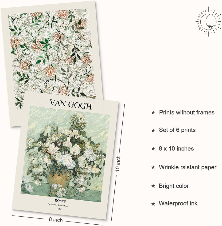 Sage Green Master Wall Art Prints, Abstract Matisse Wall Art Exhibition