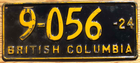 Item photo. Show Listing Details page. Listing 1924 British Columbia License Plate Number Tag