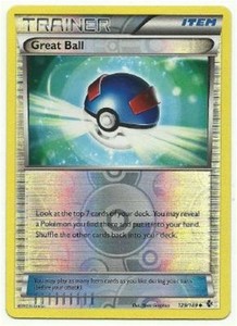 Great Ball 129/149 B&W Boundaries Crossed REVERSE HOLO MINT! Pokémon