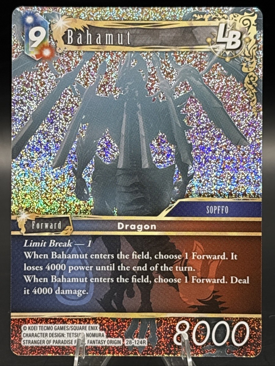 meico*.。♡　0724 Final Fantasy TCG - Bahamut - 28-124R - Dreamlike Oceans - Foil | eBay