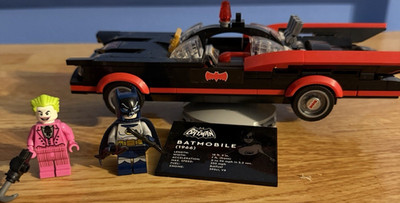 LEGO DC Batman Classic TV Series Batmobile 76188 Complete Set 345pc w/Stand