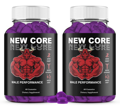 (2 Pack) Newcore Male Performance Gummies, New Core Max Formula