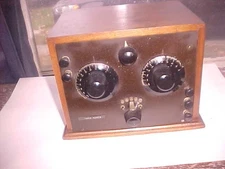 Antique 1920s RARE ONE TUBE RADIO WITH RCA Tube