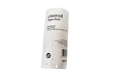 Universal Paper Rolls White Bond 2.25 In X 150 Ft 3 Pack UNV35720 Made In USA