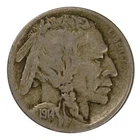 1914-S Buffalo Nickel Very Good Condition