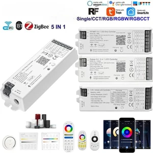 5in1 LM051 LM053 Tuya Zigbee 3 RF WiFi LED contrôleur Dimmer Smart App contrôle
