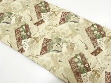 7794086: JAPANESE KIMONO JAPANESEKIMONO / ANTIQUE CRANE / FLOWER / CLASSIC PATTE