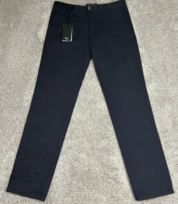 Rodd & Gunn Conrad Pants Mens 34x34 Granite Black Custom Fit Straight Leg Casual