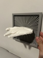 Star War Millennium Falcon Wall Art. 3-D Printed