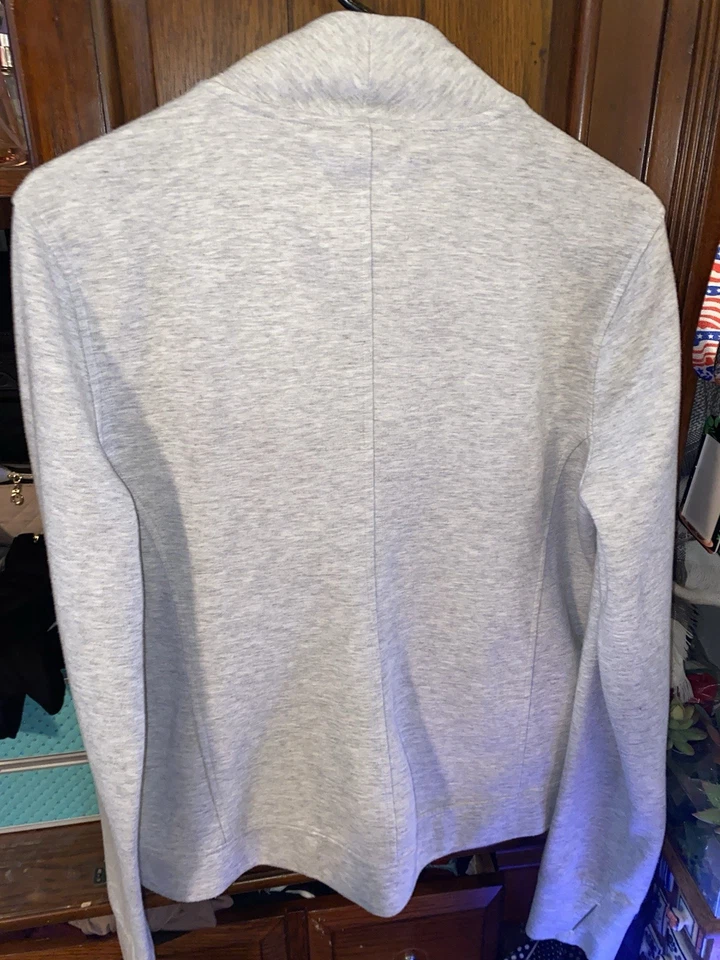 Chaqueta deportiva Victoria's Secret gris cremallera completa entrenamiento nueva sin etiquetas grande para mujer Foto 4 de 4