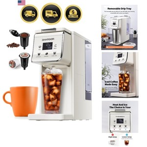 Coffee Maker Hot & Iced With Bold Setting,Single Serve Coffee Maker For K Cup...