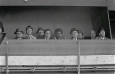 Gale Sayers Sid Luckman George Halas Original 35mm Negative Oct 18 1970