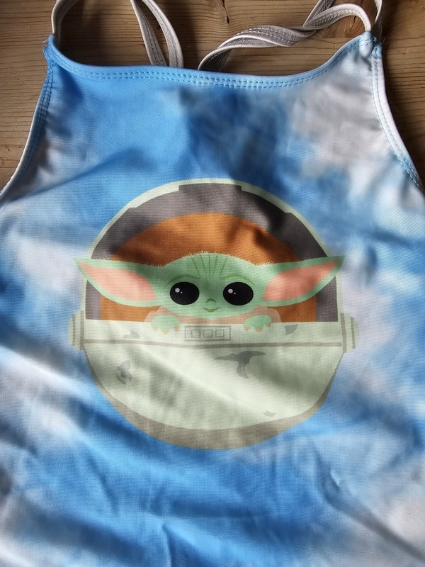 Star Wars Grogu Mandolorian Swimsuit Girls 14/16