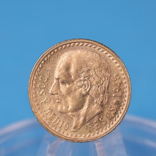 Mexico 2 5 Pesos 1945 Hidalgo (2.) 2 0833 Gramm 900 Gold Vz