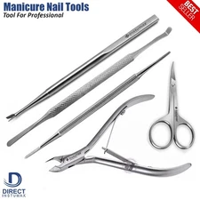 Toenail Cuticle Nipper Scissors Podiatry Manicure Pedicure Nail Salon Tools