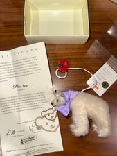 Steiff Club Polar Bear 2006 White Mohair Teddy   3.9 in   Limited Edition 414 