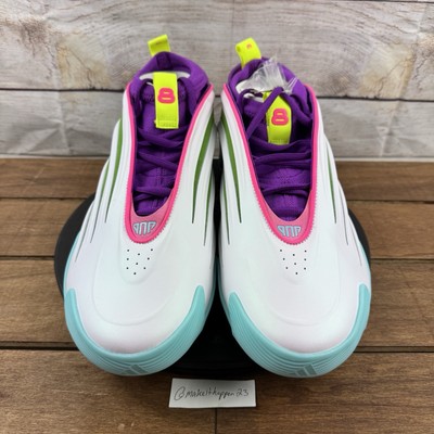 Adidas Harden Vol. 9 x J Dub PE White Lime Pink JQ4003 Men Size