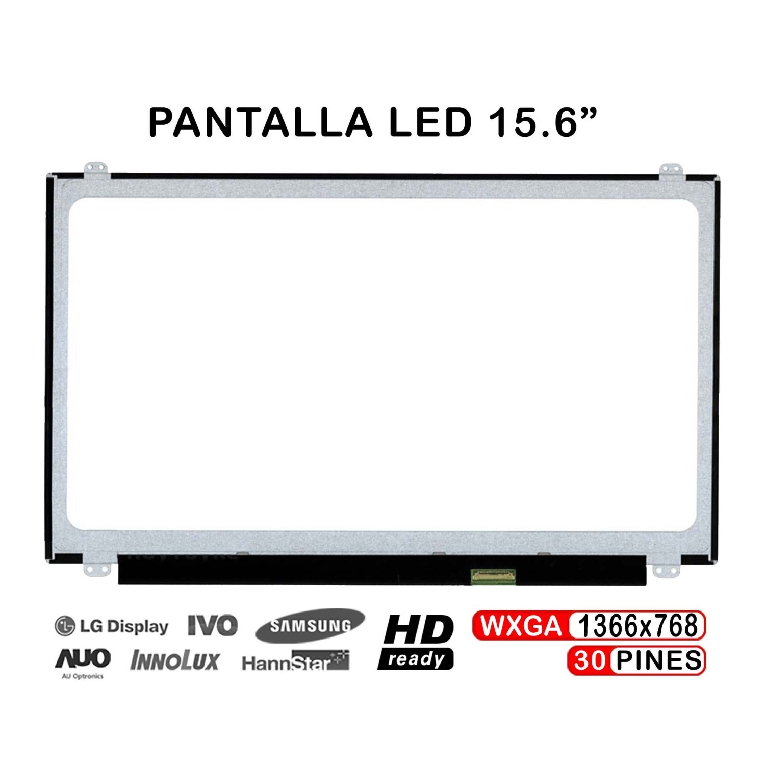 Schermo Led Opaco Da 15.6" Per Portatile Lenovo Ideapad 320-15IKB 320-15AST Disp