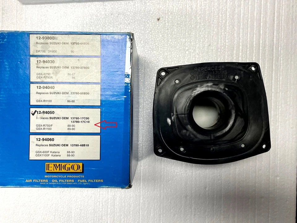 Suzuki GSX-R750 F GSXR1100 '88/90 Air Filter Element OEM 13780-48B10 New NOS - Image 2 of 4