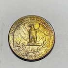 💎 1946 Washington Quarter RARE RAINBOW TONING NICE