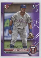 2022 Bowman Prospects Purple Border 139/250 Jose Rodriguez #BP-62 0qc1