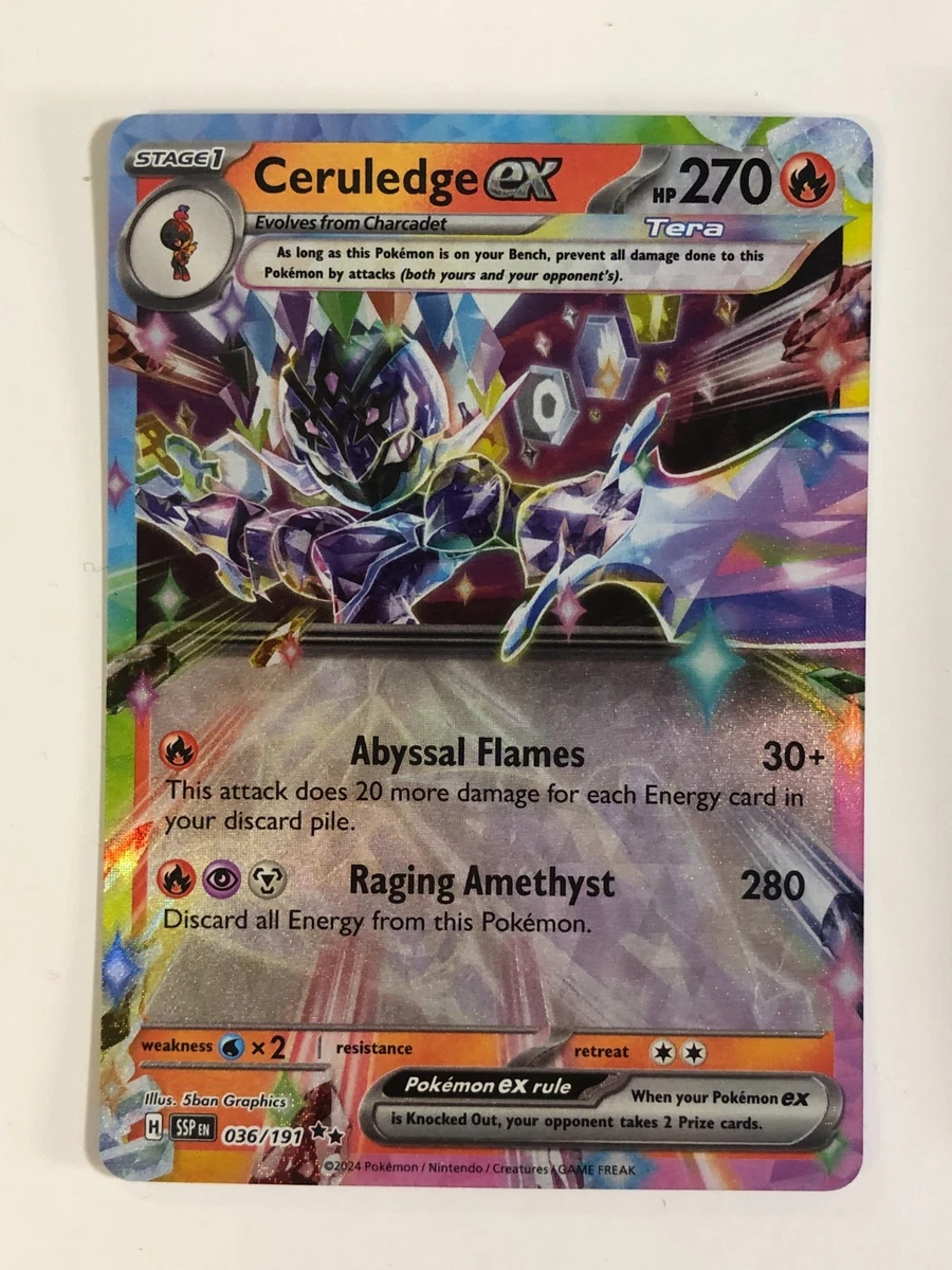 Ceruledge Ex Pokémon TCG Cards for sale