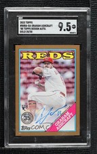 2023 Series 1 1988 Topps Baseball Gold 20/50 Graham Ashcraft SGC 9.5 Auto 19kh