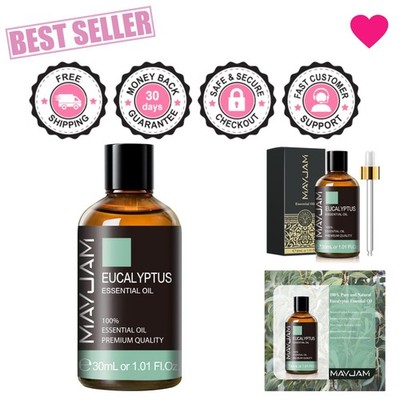 Eucalyptus Essential Oil 30ml - Refreshing Aroma for Diffusers & DIY Projects