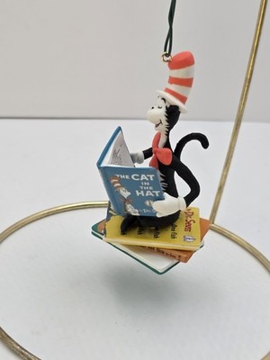 2012 Hallmark Keepsake Dr Seuss Cat In The Hat A Clever Cat Ornament 3.5''